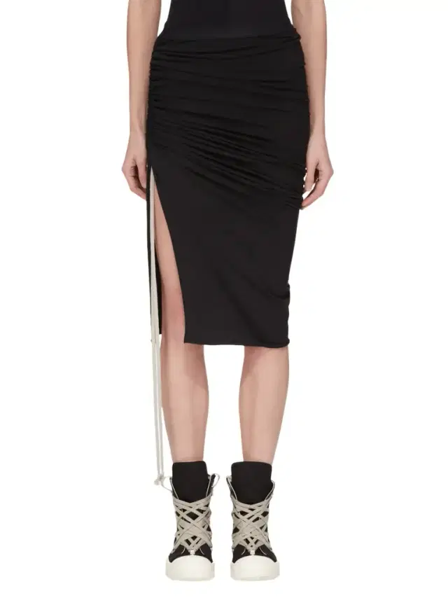 RICK OWENS DRKSHDW Soft Edfu Knee Skirt