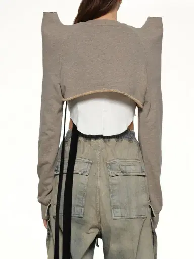 RICK OWENS DRKSHDW Cropped Tecsweat | Thumbnail 5 RICK OWENS DRKSHDW Cropped Tecsweat | Thumbnail 5