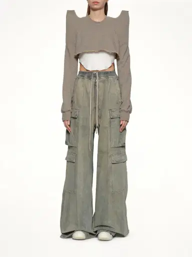 RICK OWENS DRKSHDW Cropped Tecsweat | Thumbnail 7 RICK OWENS DRKSHDW Cropped Tecsweat | Thumbnail 7