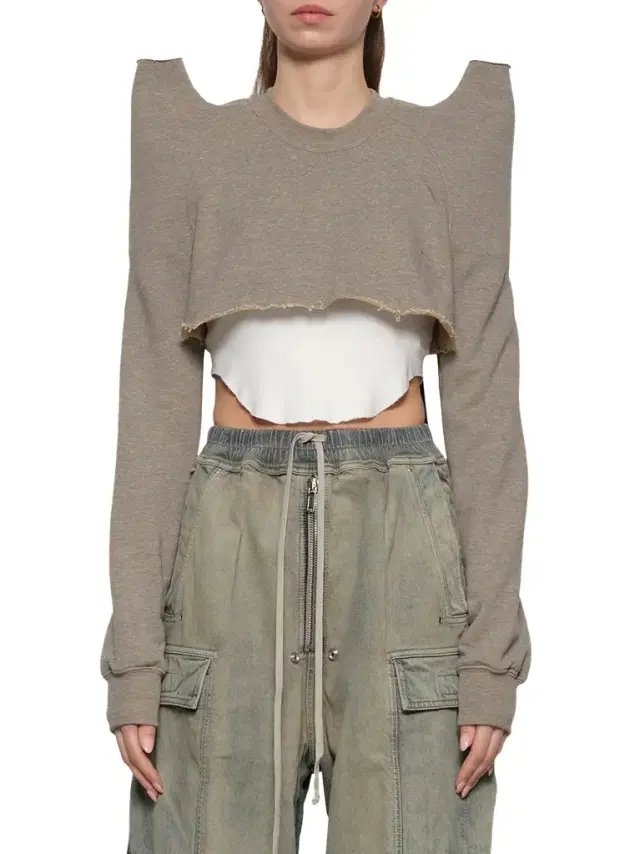 RICK OWENS DRKSHDW Cropped Tecsweat