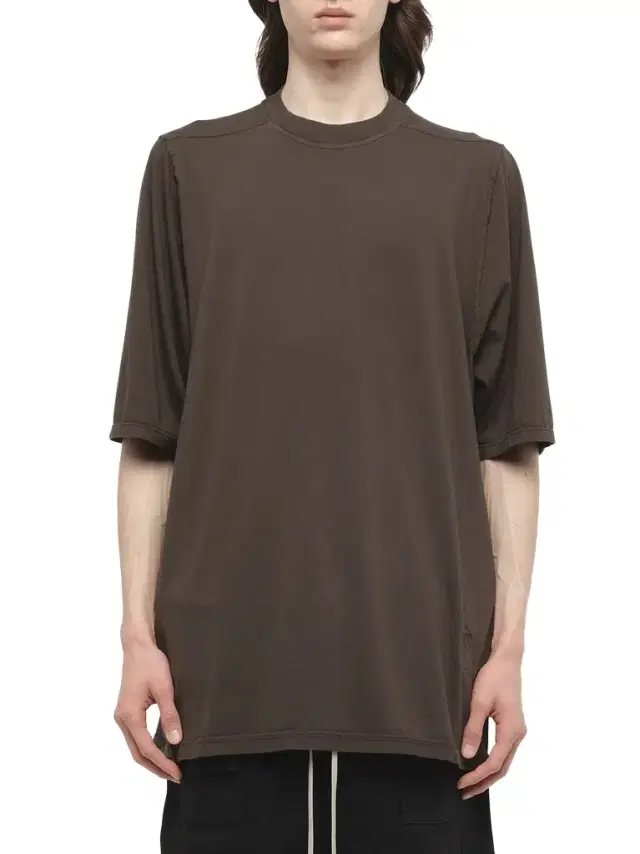 RICK OWENS DRKSHDW Jumbo SS T-shirt in Dark Dust Brown