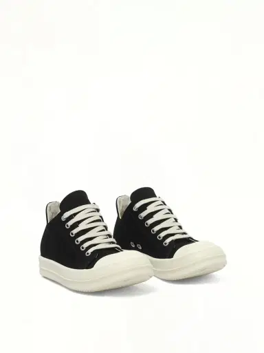 RICK OWENS DRKSHDW Low Sneaks in Black/milk/milk Black | Thumbnail 3