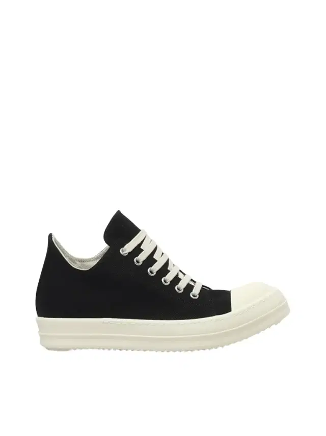 RICK OWENS DRKSHDW Low Sneaks in Black/milk/milk Black