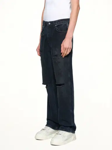 Represent R3 Distressed Baggy Denim | Thumbnail 2 Represent R3 Distressed Baggy Denim | Thumbnail 2