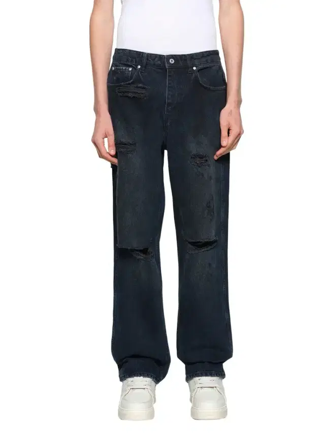 Represent R3 Distressed Baggy Denim