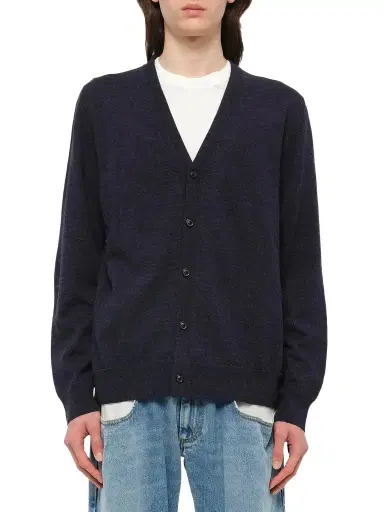 Maison Margiela Gauge 12 Elbow Patch Cardigan | Thumbnail 1