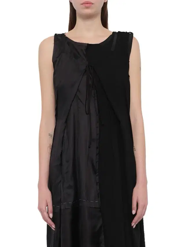 Maison Margiela Silk Twill Midi Dress