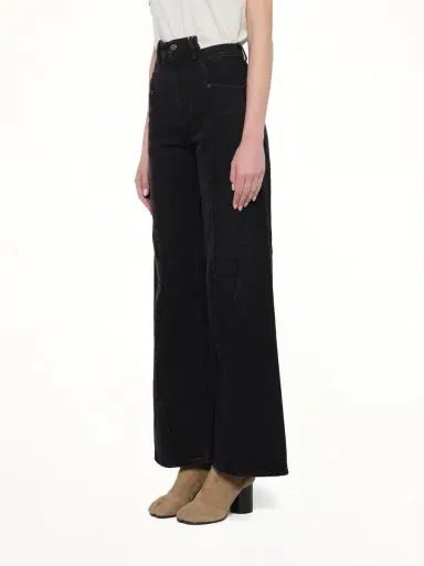 Maison Margiela Cut Out Waistband Relaxed Fit Denim Jeans | Thumbnail 2