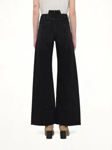 Maison Margiela Cut Out Waistband Relaxed Fit Denim Jeans | Thumbnail 5