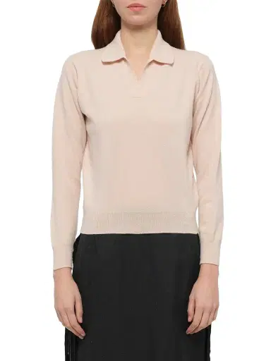 Maison Margiela Lambswool Knit Polo | Thumbnail 1 Maison Margiela Lambswool Knit Polo | Thumbnail 1