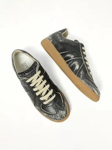 Maison Margiela Replica Crackling Leather Sneaker | Thumbnail 4