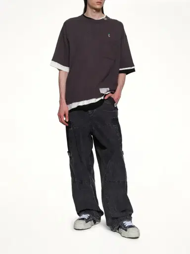 Maison MIHARA YASUHIRO Triple Layered T-shirt | Thumbnail 4 Maison MIHARA YASUHIRO Triple Layered T-shirt | Thumbnail 4