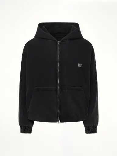 WOOYOUNGMI Dyed Denim Hoodie | Thumbnail 3 WOOYOUNGMI Dyed Denim Hoodie | Thumbnail 3