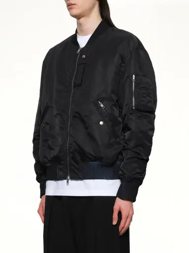 WOOYOUNGMI Dyed Bomber Jacket | Thumbnail 2 WOOYOUNGMI Dyed Bomber Jacket | Thumbnail 2