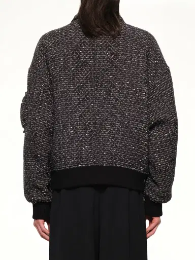 WOOYOUNGMI Tweed Bomber Jacket | Thumbnail 5