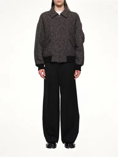 WOOYOUNGMI Tweed Bomber Jacket | Thumbnail 7