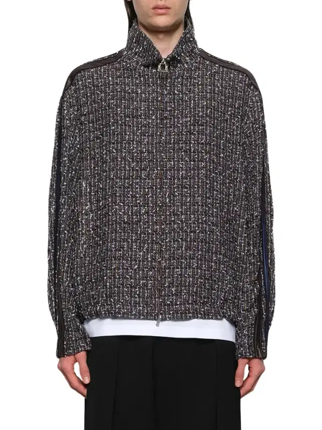 WOOYOUNGMI Tweed Track Jacket