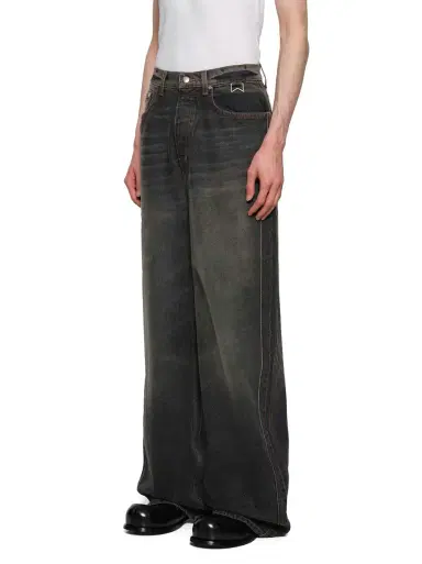 Rhude Wide Leg Traxedo Denim | Thumbnail 2 Rhude Wide Leg Traxedo Denim | Thumbnail 2