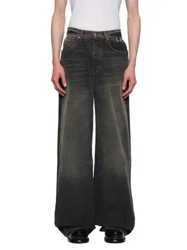 Rhude Wide Leg Traxedo Denim | Thumbnail 1 Rhude Wide Leg Traxedo Denim | Thumbnail 1