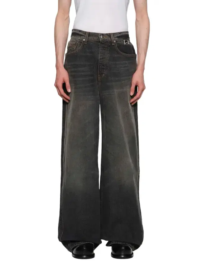 Rhude Wide Leg Traxedo Denim