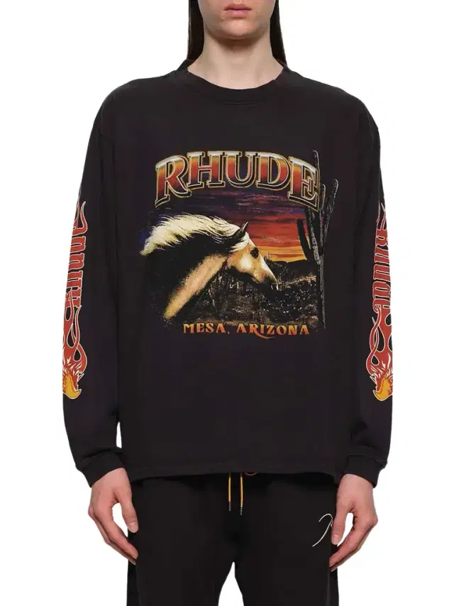 Rhude Mesa Stallion Ls T-shirt