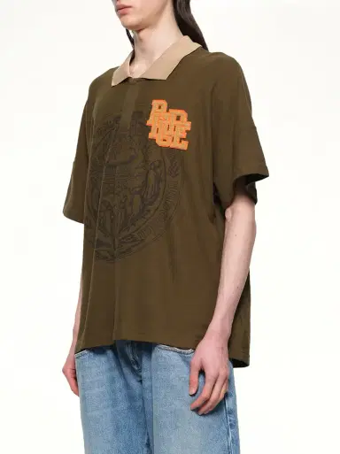 Rhude Scramble Logo Stamp Polo | Thumbnail 2 Rhude Scramble Logo Stamp Polo | Thumbnail 2