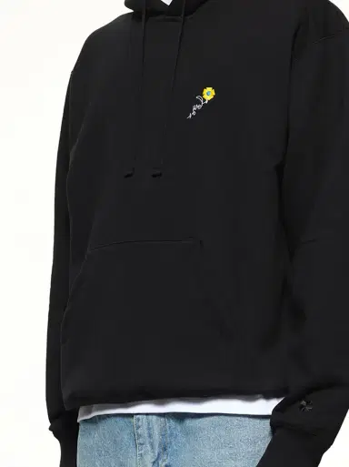 vowels Floral Embroidered Hoodie | Thumbnail 6 vowels Floral Embroidered Hoodie | Thumbnail 6