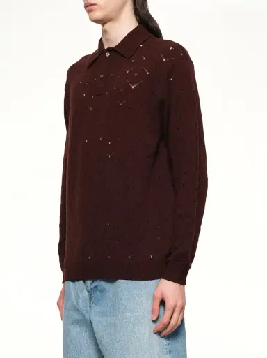 vowels Eyelet Polo | Thumbnail 2 vowels Eyelet Polo | Thumbnail 2