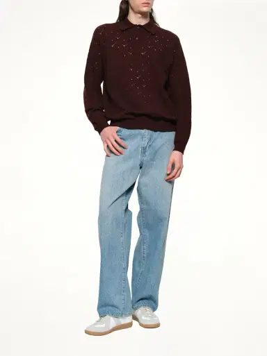 vowels Eyelet Polo | Thumbnail 4 vowels Eyelet Polo | Thumbnail 4
