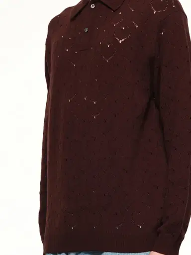 vowels Eyelet Polo | Thumbnail 5 vowels Eyelet Polo | Thumbnail 5