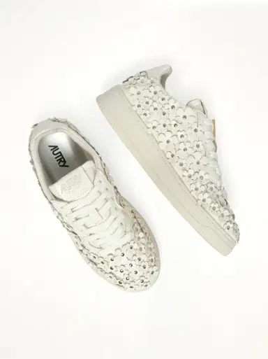 Autry Medalist Low Patent Flower Sneaker | Thumbnail 4 Autry Medalist Low Patent Flower Sneaker | Thumbnail 4