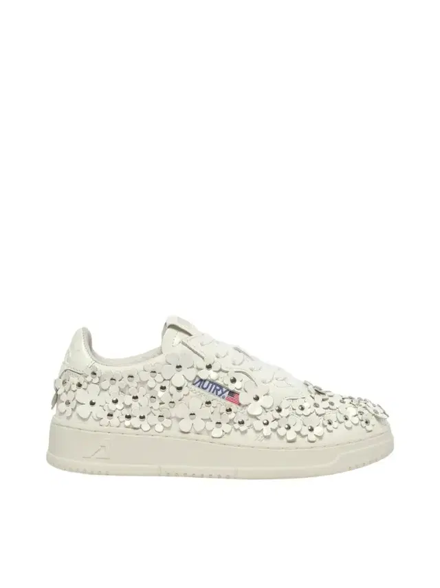 Autry Medalist Low Patent Flower Sneaker
