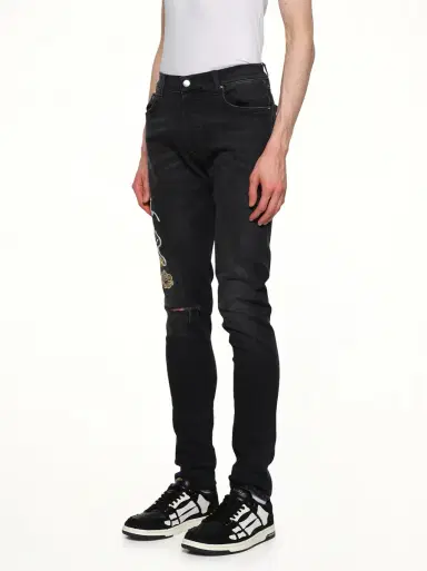AMIRI Amiri Dragon Repair Slim Jean | Thumbnail 2 AMIRI Amiri Dragon Repair Slim Jean | Thumbnail 2
