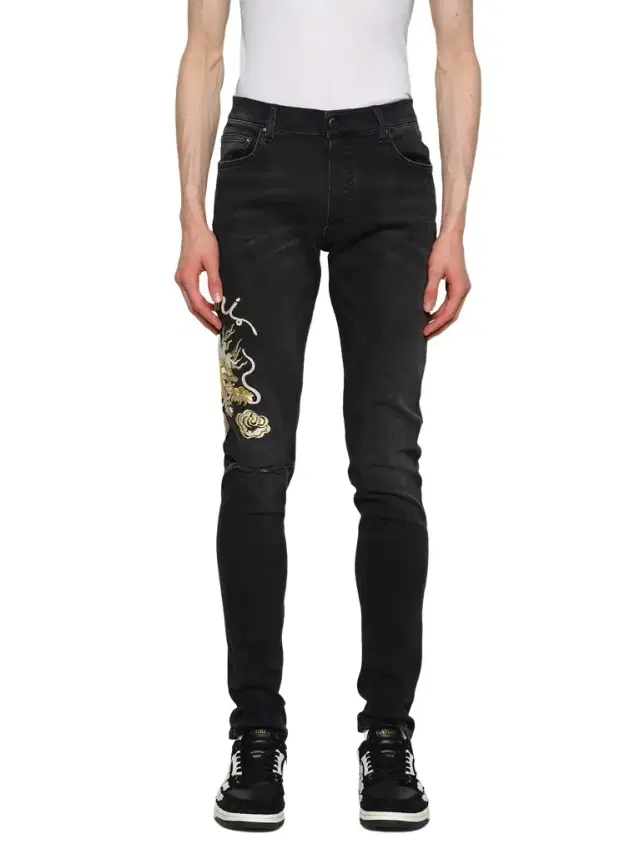 AMIRI Amiri Dragon Repair Slim Jean
