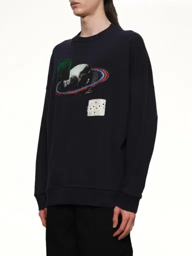 Undercover Graphic Patches Sweatshirt | Thumbnail 2 Undercover Graphic Patches Sweatshirt | Thumbnail 2