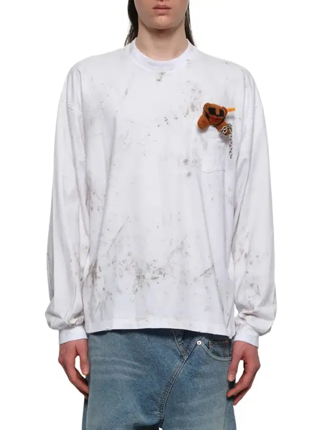 DOUBLET Long Sleeve T-shirt With Villain Bear