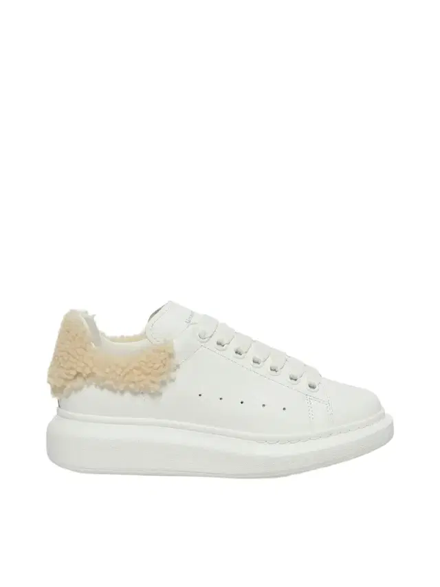 Alexander McQueen Larry Fur Heel Sneaker