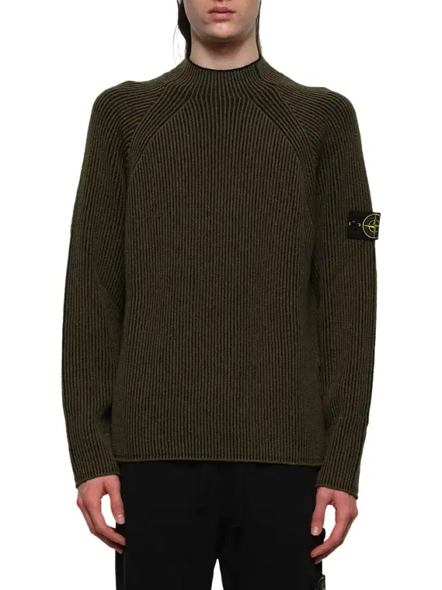 Stone Island 510002 Wool Crew Neck Sweater