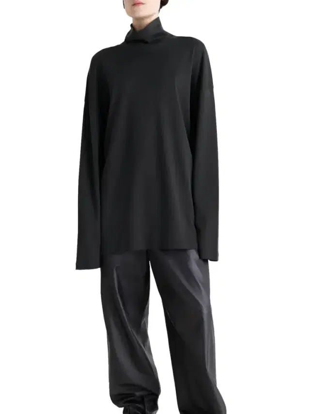 Lemaire Relaxed Mock Neck T-shirt
