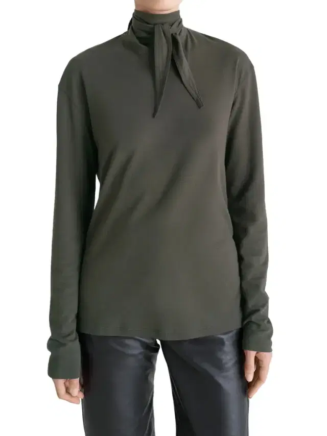 Long Sleeve Foulard Top Long Sleeve Foulard Top