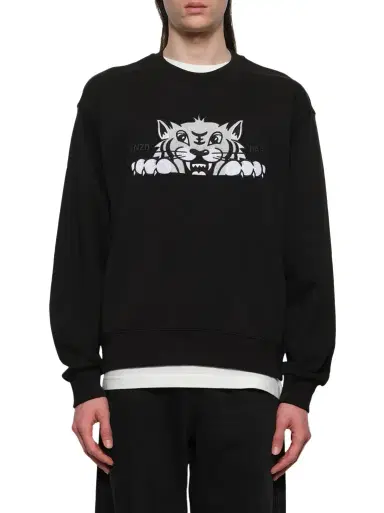 KENZO Kenzo Happy Tiger Embroidered Classic Sweatshirt | Thumbnail 1