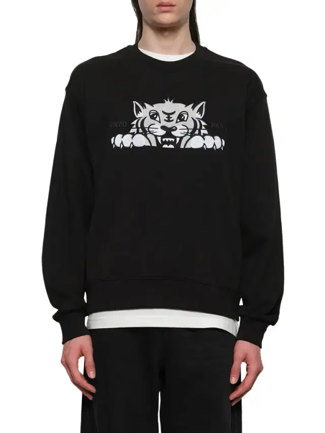 KENZO Kenzo Happy Tiger Embroidered Classic Sweatshirt