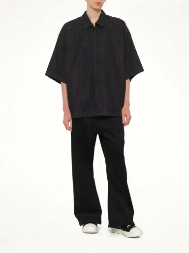 Fear of God Essentials Full Zip Work Shirt | Thumbnail 4 Fear of God Essentials Full Zip Work Shirt | Thumbnail 4