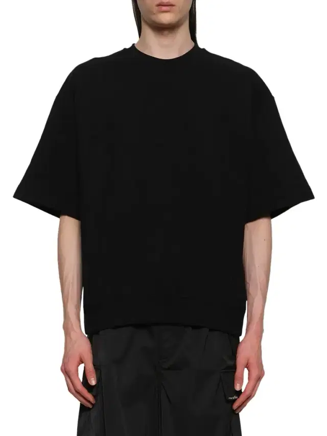 Jil Sander Crewneck Short Sleeve Sweatshirt