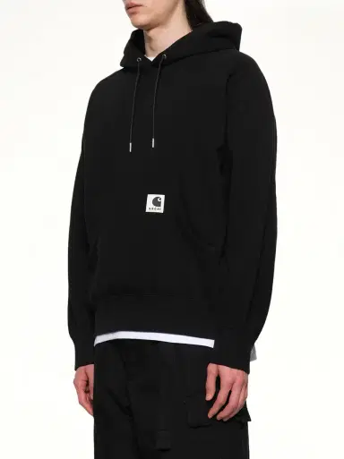 Sacai Carhartt Wip Cotton Jersey Hoodie | Thumbnail 2 Sacai Carhartt Wip Cotton Jersey Hoodie | Thumbnail 2
