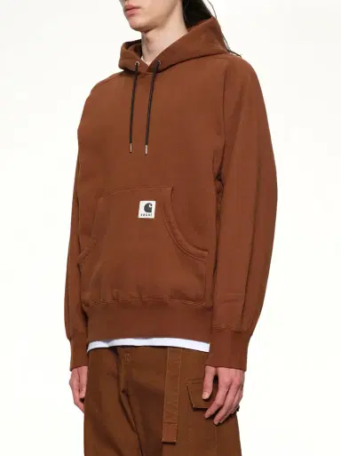 Sacai Carhartt Wip Cotton Jersey Hoodie | Thumbnail 2 Sacai Carhartt Wip Cotton Jersey Hoodie | Thumbnail 2