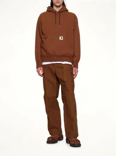 Sacai Carhartt Wip Cotton Jersey Hoodie | Thumbnail 4 Sacai Carhartt Wip Cotton Jersey Hoodie | Thumbnail 4
