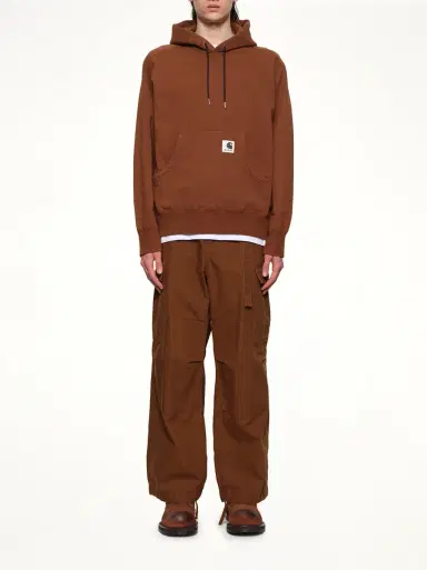 Sacai Carhartt Wip Cotton Jersey Hoodie | Thumbnail 7 Sacai Carhartt Wip Cotton Jersey Hoodie | Thumbnail 7