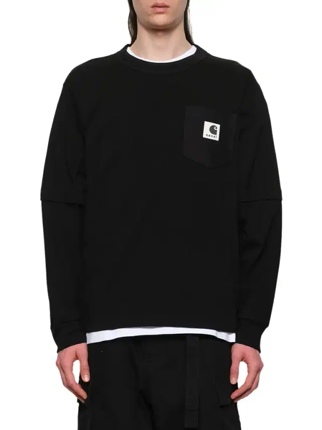 Sacai Carhartt Wip Cotton Jersey L/s T-shirt