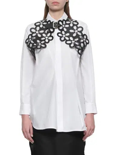 NOIR KEI NINOMIYA Petal Leather Vest | Thumbnail 1 NOIR KEI NINOMIYA Petal Leather Vest | Thumbnail 1